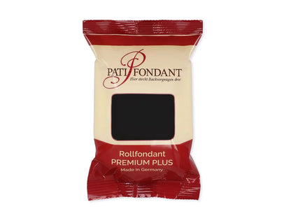 Anfänger gut Einfach Rollfondant PREMIUM PLUS schwarz 250g 
