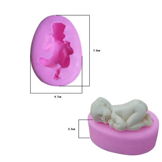 Baby 3d Silikonform - Funny Bake