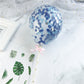 Konfetti Ballon Tortenstecker Glitter Topper - blau