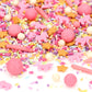 Zuckerdeko-Zucker-streusel-Sprinkles-Mädchen-Einhorn-rosa-pink-gelb-gold-Sterne-Zuckerperlen