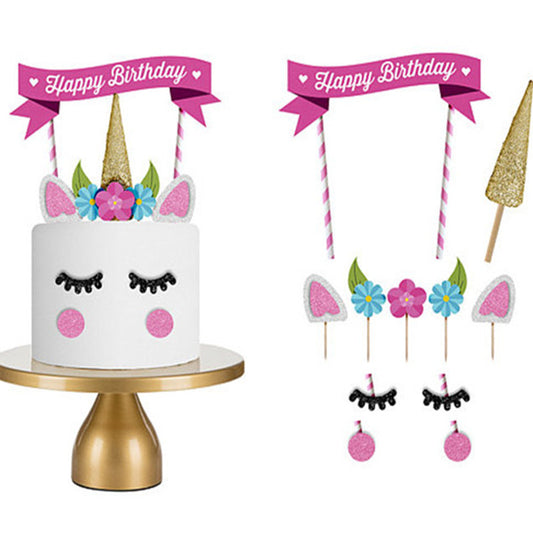 Einhorn-Tortenstecker-Happy-Birthday-Kinder