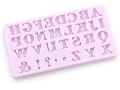 Form Buchstaben Schokolade Fondant Fimo 