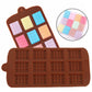 Schokoladenform-Silikonform-braun-Schokolade-Pralinen-Minitafeln-Weihnachten