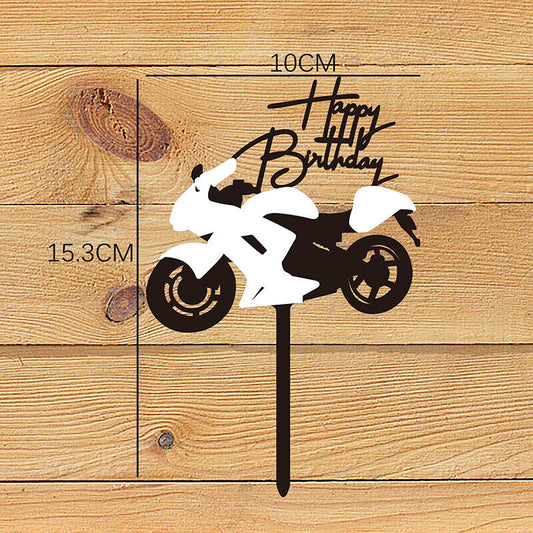 Caketopper-Motorrad-schwarz-weiss-Happy-Birthday