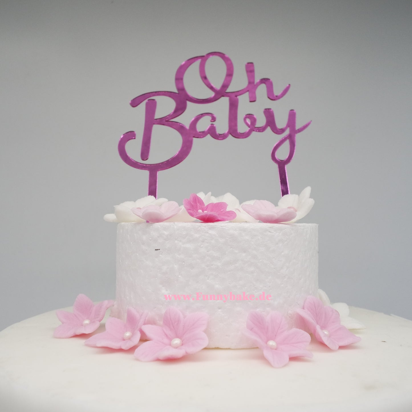 Caketopper-Oh-Baby-Rosa-pink-Tortenstecker