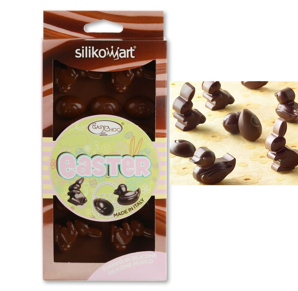 Ostern-silikomart-silikonform-Ente-Hase-Ei-Schokoladenform-Pralinenform