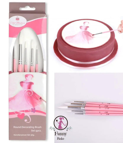 Künstlerpinsel-Set 5tlg. - Funny Bake