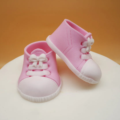 Essbare Taufdekoration - Babyschuhe - Funny Bake