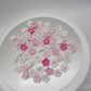 Zuckerblüten abgerundet handgemacht rosa weiß