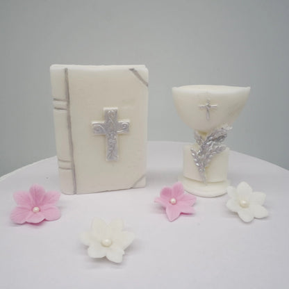 Essbare Tortendeko Bibel Kelch Zuckerdeko