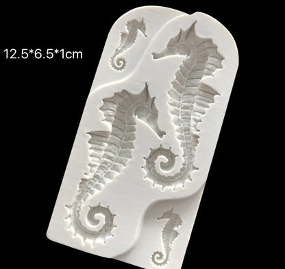 Seepferdchen Flexform Silikonform - Funny Bake