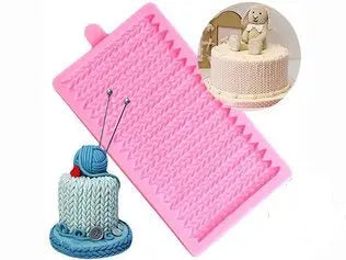 Strickmuster Silikonform - Funny Bake