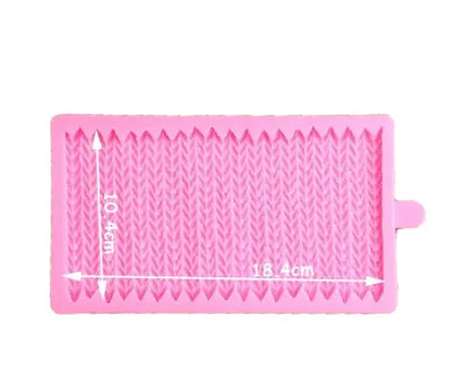 Strickmuster Silikonform - Funny Bake