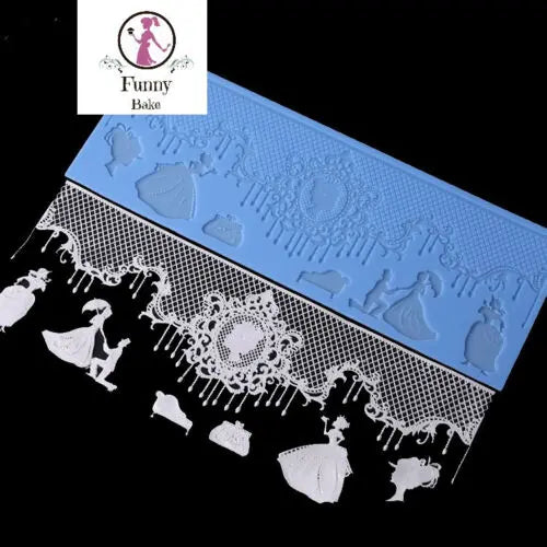 Tortenspitze Silikonmatte "Hochzeit" - Funny Bake