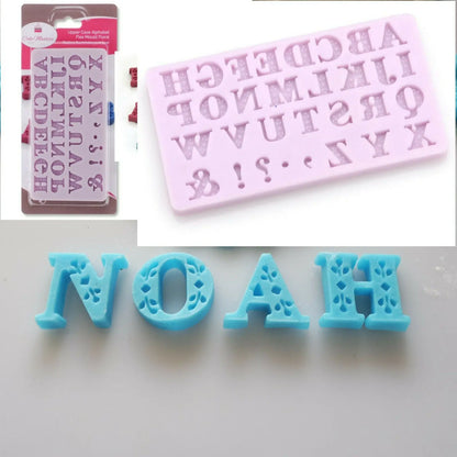 Silikonform-Schokolade-Buchstaben-floral-filigran