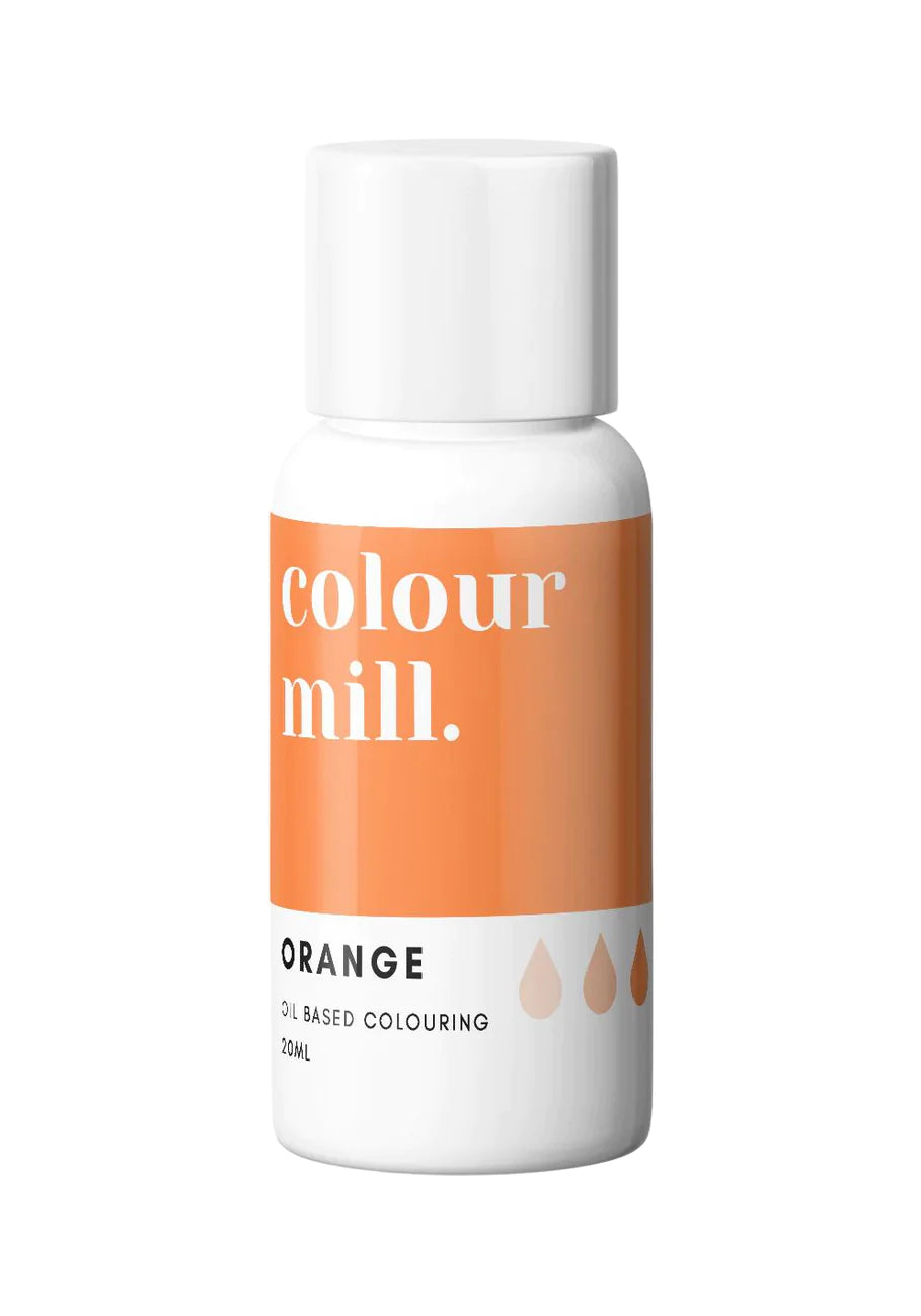 Oel Schokoladen Lebensmittelfarbe Orange Profi 