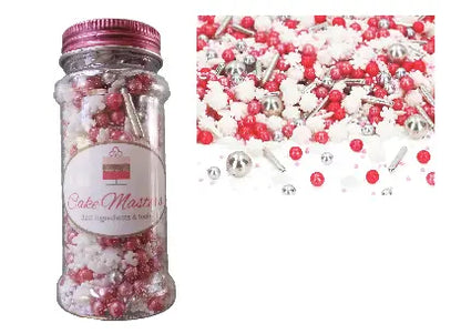 Zucker-streusel-Mix-rot-weiss-Weihnachten-Schneeflocke