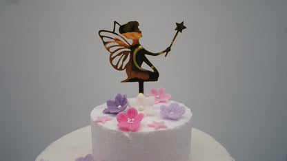 Tortenstecker "Fee" gold