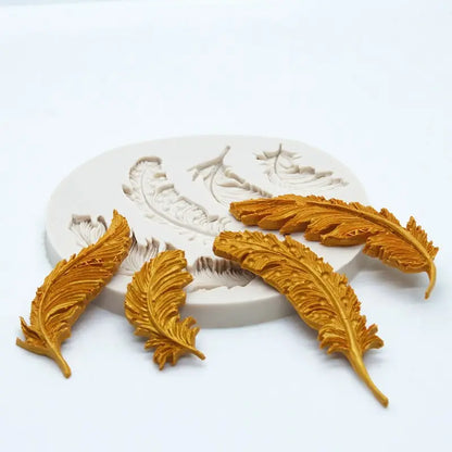 Federn Silikonform - Funny Bake