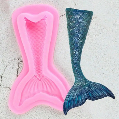 Silikonform-Flosse-Meerjungfrau-Tortendeko
