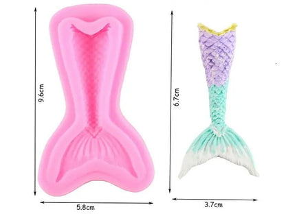 Flosse Meerjungfrau Nixe Silikonform - Funny Bake