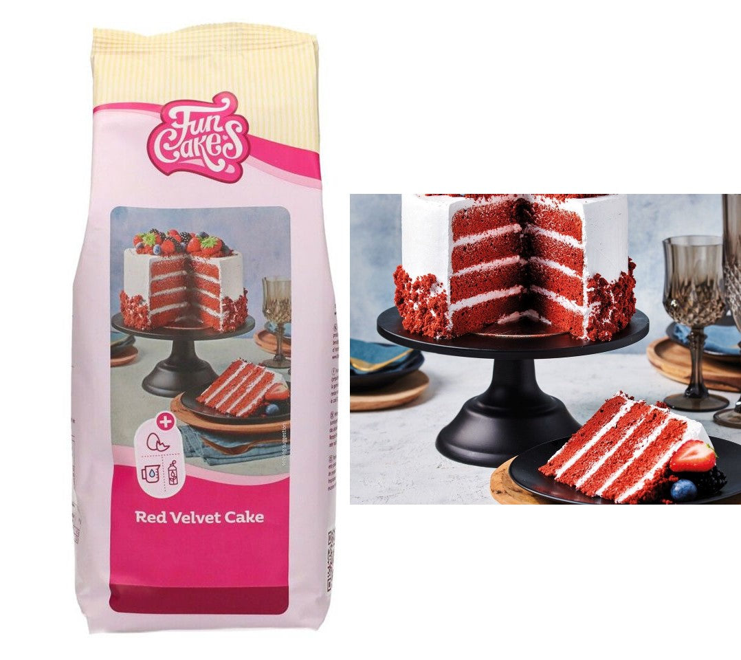 FunCakes Backmischung Red Velvet Cake love Kuchenmischung