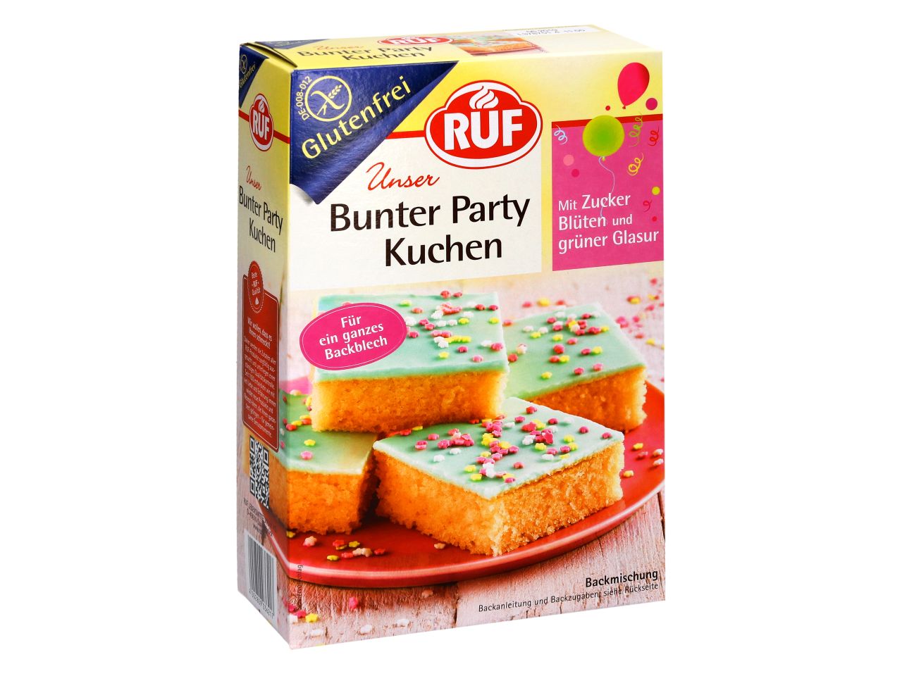 Backmischung -Bunter Party Kuchen glutenfrei - Ruf