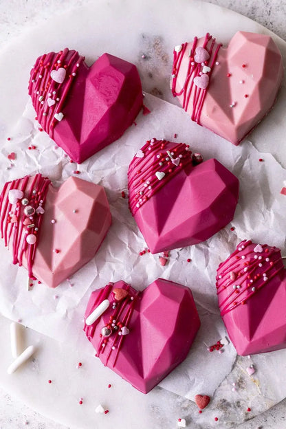 Silikonform Herzen Backen Schokolade Valentinstag