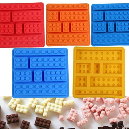 Silikonform Lego Stein Eiswürfel Kinder Schokoladenform