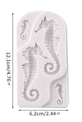 Seepferdchen Flexform Silikonform - Funny Bake