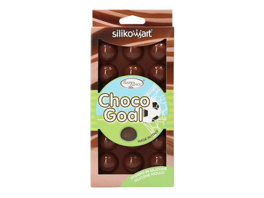 Silikon Pralinenform - Choco Goal Fussball- Silikomart