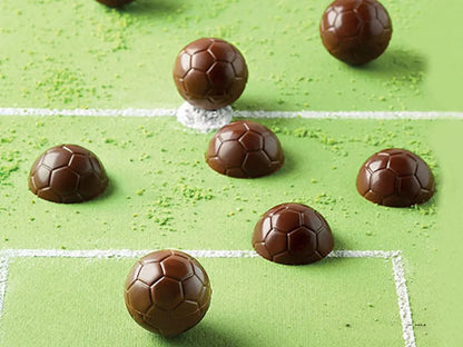 Silikon Pralinenform - Choco Goal Fussball- Silikomart - Funny Bake