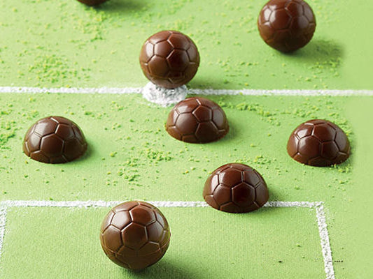 Silikon Pralinenform - Choco Goal Fussball- Silikomart